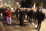 Protest przed siedzibą PiS w Łodzi przeciwko mowie nienawiści