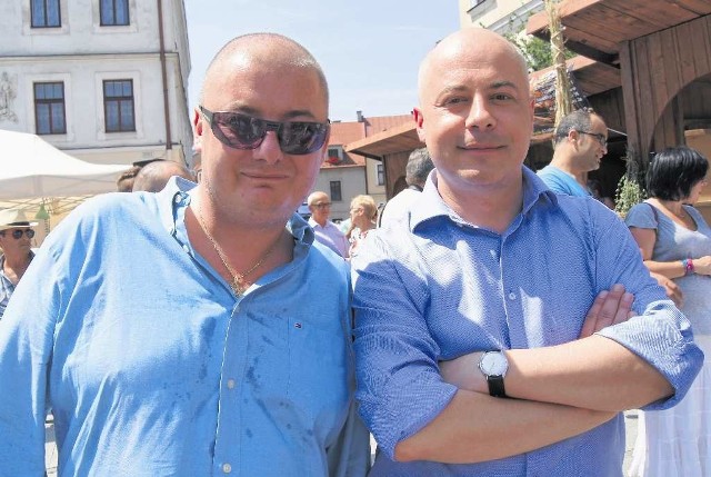 Czy Jacek Pilch (z prawej) będzie niespodzianką na liście PO? Może mu w tym pomóc Michał Kamiński
