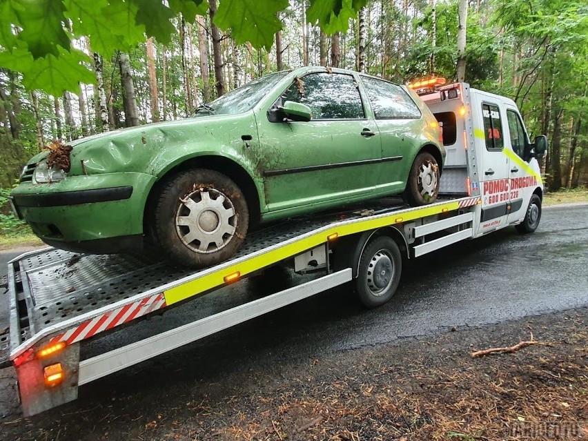 Wypadek między Kadłubem a Krasiejowem. Ranna kobieta