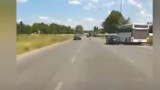 Łódź: Pędził blisko 100 km na godz. na... hulajnodze! Spokojnie wyprzedzał inne auta! WIDEO