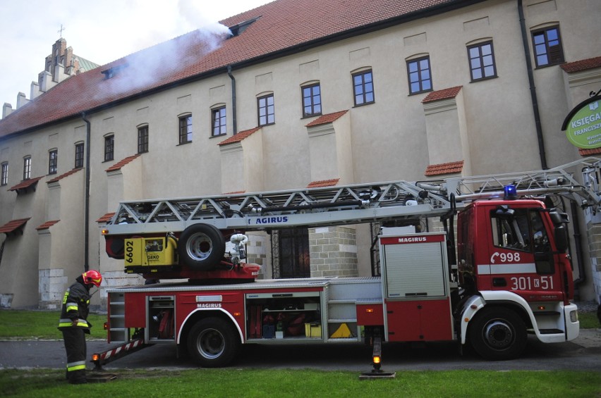 Kraków. Pożar u franciszkanów? [GALERIA]               