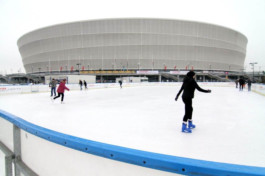 Lodowisko na stadionie w poprzednim sezonie