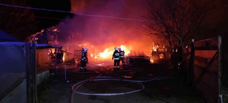 Do pożaru doszło w miejscowości Witolub.