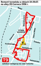 Poznań: Kolejny wielki remont zaczyna się na Wildzie [MAPA]