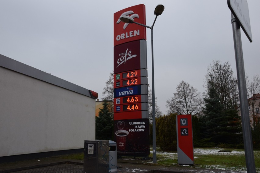 Ceny paliw w Szczecinku