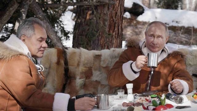 Szojgu i Putin często spędzali wolni czas w syberyjskiej dziczy.