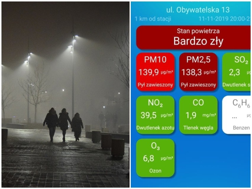 Smog w Lublinie. Jakość powietrza jest fatalna. „Kontrolki" świecą się na czerwono