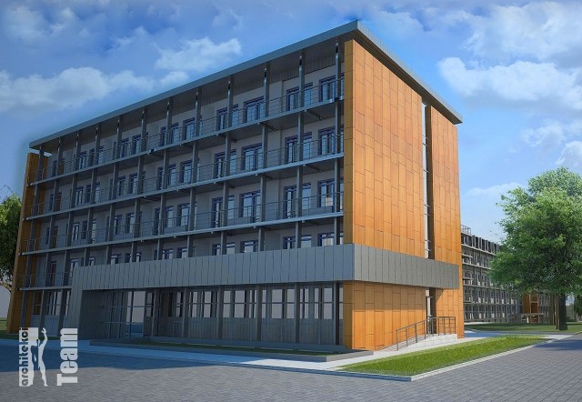 Szpital Krystyna w Busku - Zdroju przejdzie przemianę. W grudniu 2020 rozpocznie się rozbudowa obiektu. Powyżej wizualizacja. Więcej na kolejnych zdjęciach.