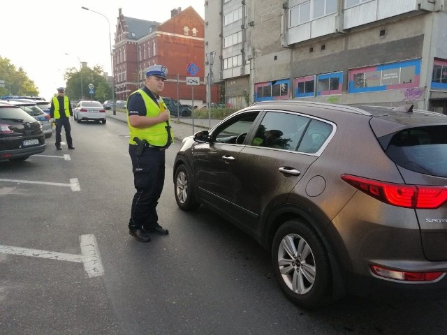 Zielonogórscy policjanci ruchu drogowego prowadzili 8 września na ulicach Chopina i Szosa Kisielińska w Zielonej Górze działania „Trzeźwy Kierowca”