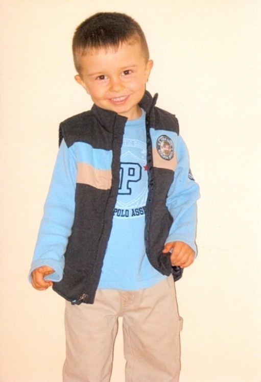Cezary Luszynski, lat 5, Monki