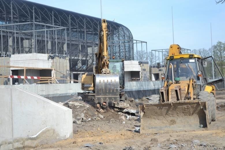 Na stadionie Górnika wkrótce rozpocznie się montaż krzesełek...