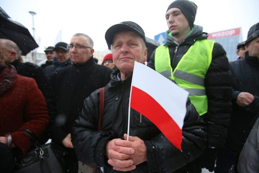 Marsz w Obronie Demokracji i Wolności Mediów w Sosnowcu