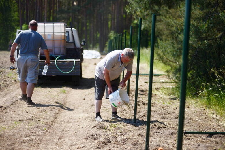 Prace przygotowawcze prowadzone na Srebrnej Polanie