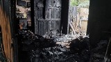 Pożar domu przy ulicy Leszczyńskiej w Kielcach. W środku ciało mężczyzny