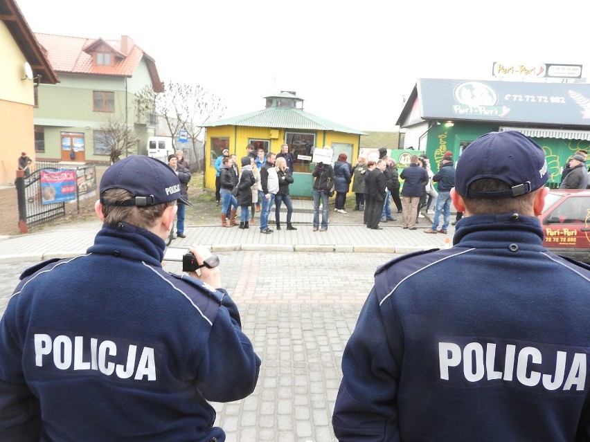 Protest przebiegał wyjątkowo spokojnie. Policja nie...