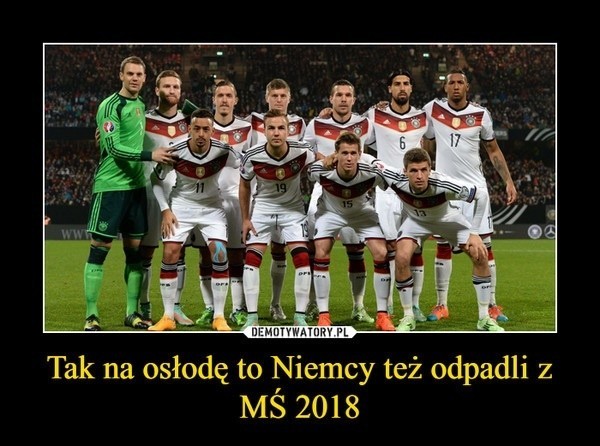 Mecz Korea Południowa - Niemcy zakończył się wynikiem 2:0....