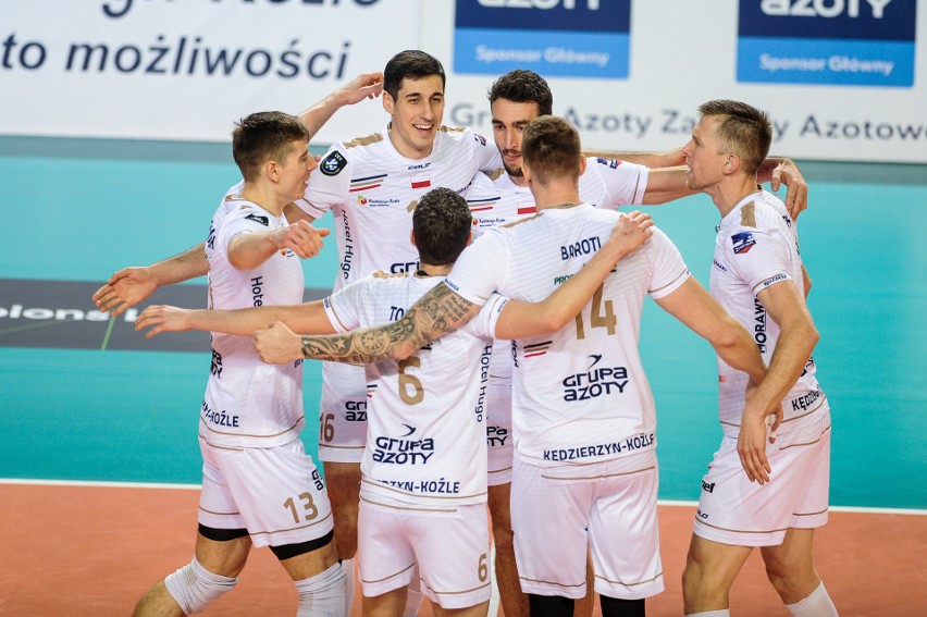 Siatkarze Grupy Azoty ZAKSA Kędzierzyn-Koźle zgodnie z...