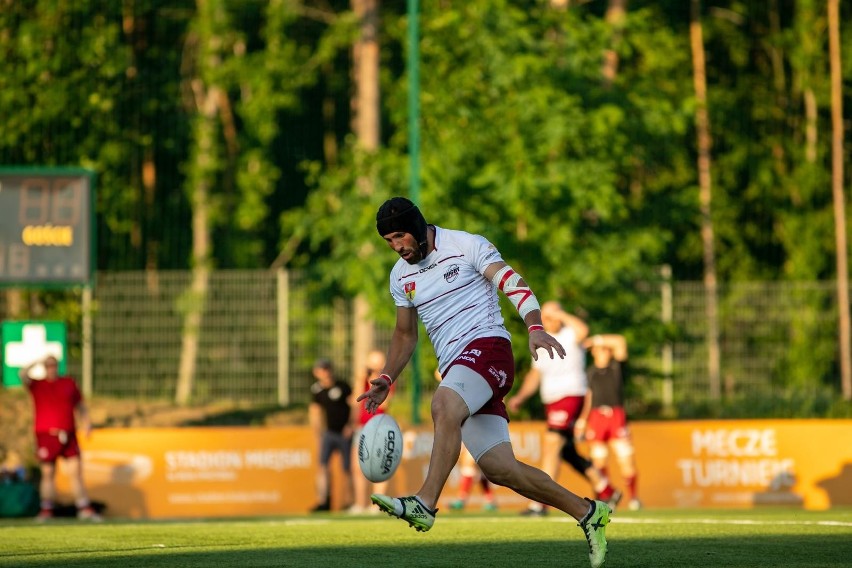 Rugby Białystok (na biało-czerwono) pokonali w...