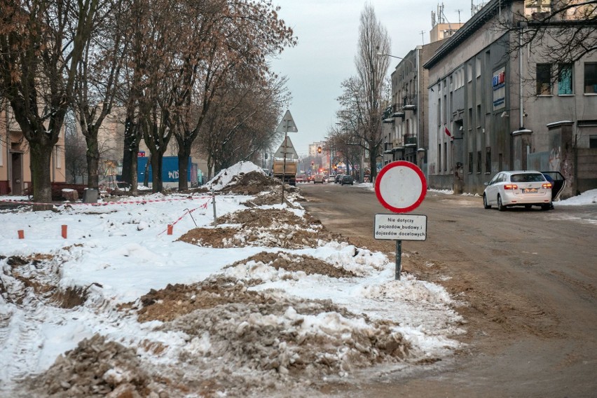 Rusza ostatni etap przebudowy ul. Dąbrowskiego. Od poniedziałku zamknięty będzie kolejny odcinek