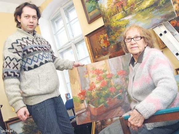 Krystyna i Piotr Wasilewscy często rozmawiają o sztuce.