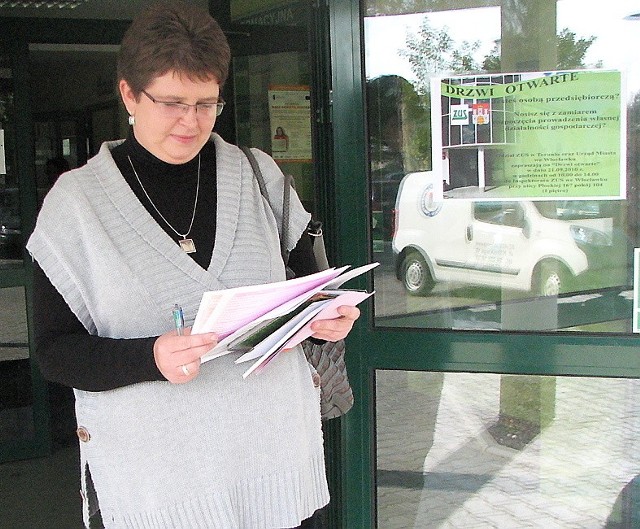 Monika Stolarska z Włocławka wyjaśniała wątpliwości związane z drukami składanymi w ZUS