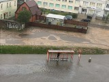 Białystok zalany. Burza przeszła nad miastem. Ulewa zamieniła ulice w rzeki 7.05.2017 ZDJĘCIA WIDEO
