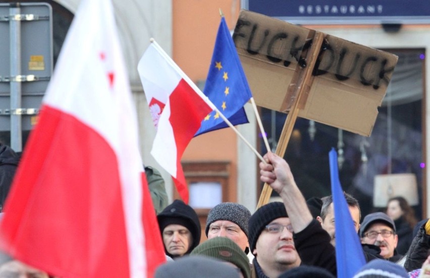 Protest KOD we Wrocławiu, 17.12.2016