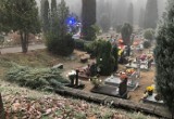 ZIELONA GÓRA. Tragedia na cmentarzu. Zmarł mężczyzna                                                                    