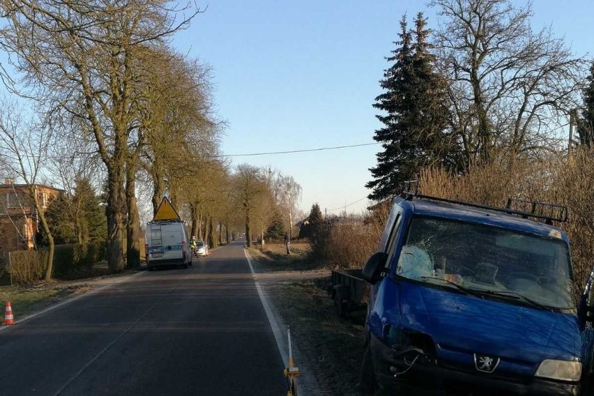 Miejsce śmiertelnego potrącenia w Biskupicach