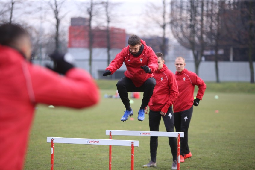 Igor Angulo trenował razem z kolegami z Górnika Zabrze