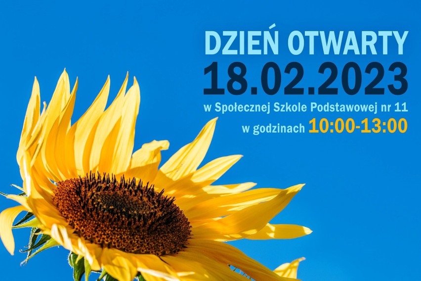 Dzień otwarty w Społecznej Szkole Podstawowej nr 11 w...