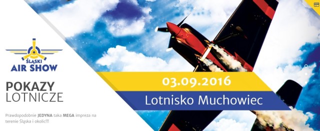 Śląski Air Show 2016 na Muchowcu PROGRAM w sobotę 3.9.2016