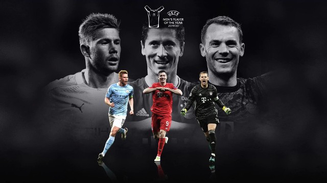 Finałowa trójka nagrody Piłkarz Roku UEFA