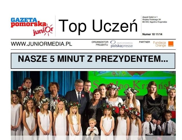 Gazeta uczniów z ZSP w Sepólnie.