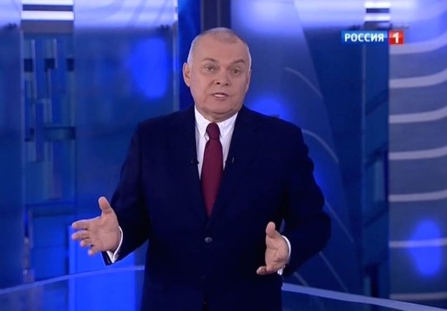 Ten propagandysta jest telewizyjną twarzą samego Władimira Putina.