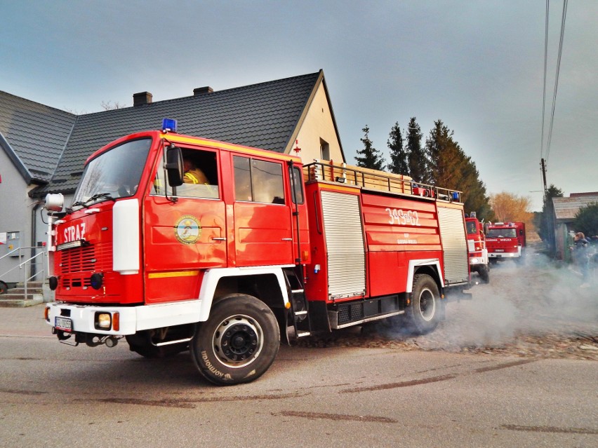 Wczoraj strażacy Ochotniczej Straży Pożarnej w Gardnie...