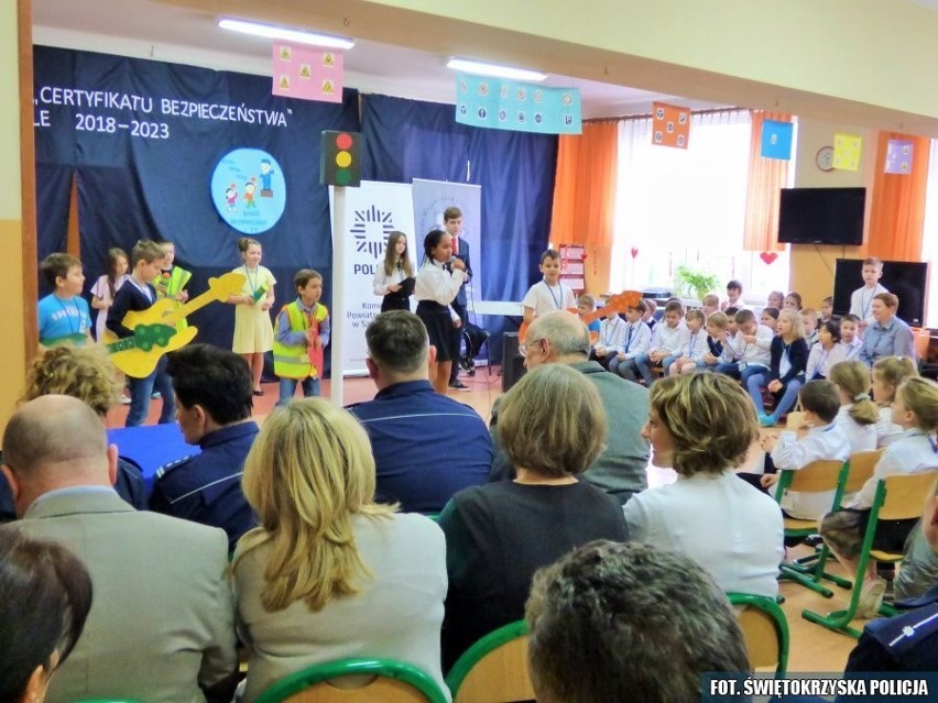 Sandomierska „dwójka”  jako jedyna szkoła w mieście laureatem Certyfikatu Bezpieczeństwa 
