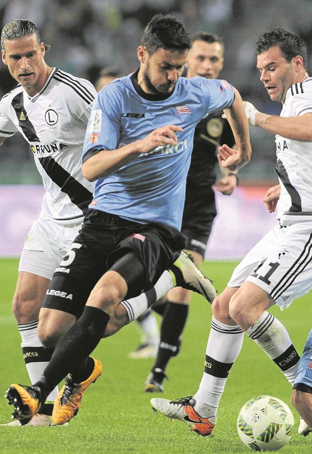 Miroslav Covilo w meczu z Legią
