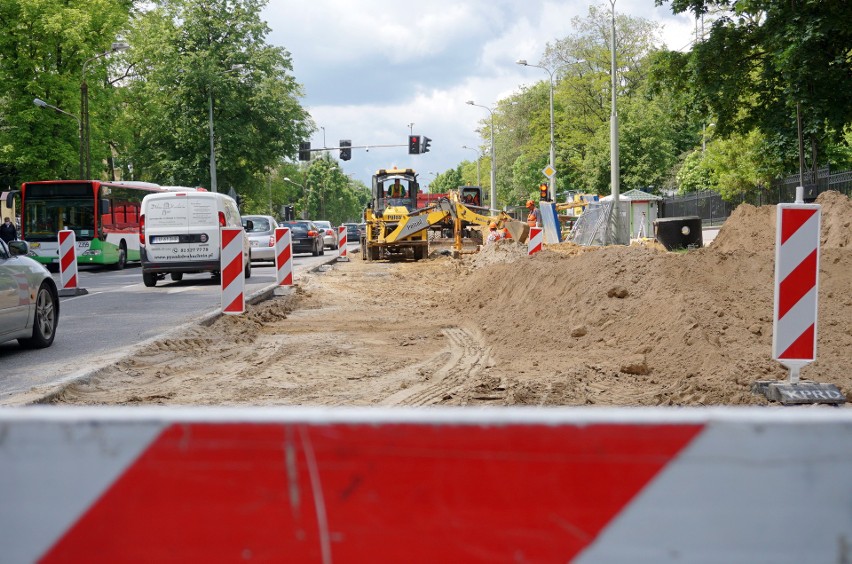 Remont Al. Racławickich. Drogowcy wzięli się za rury, znikają drzewa