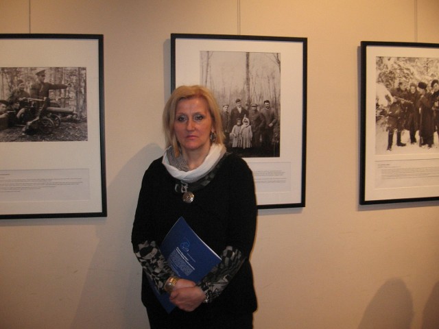 O wystawie mówiła Elżbieta Raczkowska, jej kuratorka.