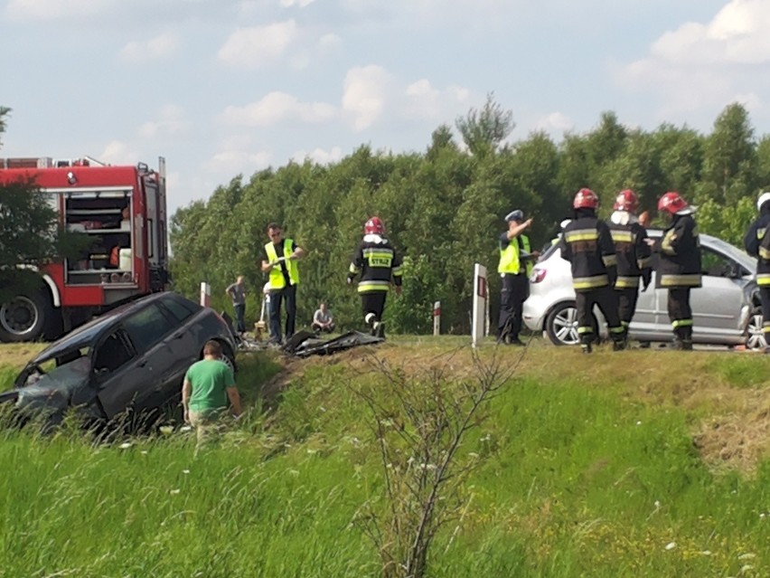 Wypadek na obwodnicy Lubartowa.