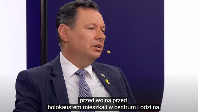 Ambasador Izraela w Polsce Yacov Livne mówił, że przed wojną jego rodzina mieszkała przy ulicy Piotrkowskiej w Łodzi, a teraz widzi tam napisy antysemickie
