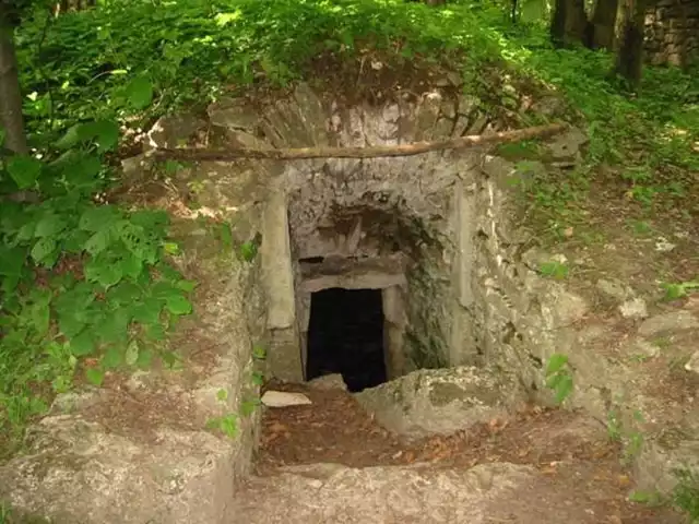 Ruiny klasztoru Bazylianów.