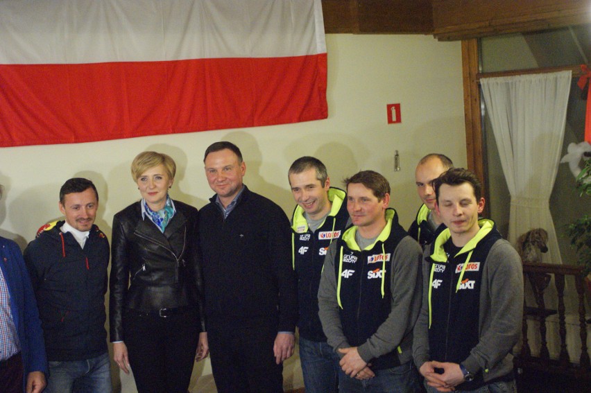 Spotkanie prezydenta z polską kadrą w skokach narciarskich