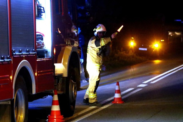 W wypadku w miejscowości Tama Brodzka brały udział dwa samochody osobowe.