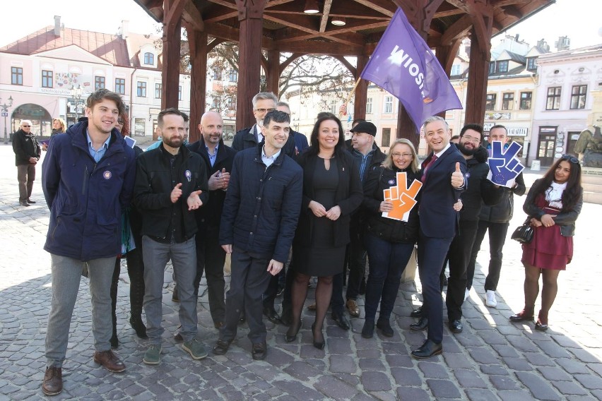 1.04.2019 rzeszow robert bierdron i liderka listy do...