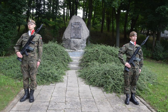 Pomnik Pamięci Ofiar Zbrodni Wołyńskiej w Gorzowie znajduje się w parku Siemiradzkim.