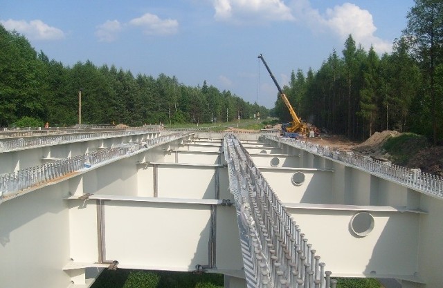 Na rzece Supraśl jest budowany nowy most