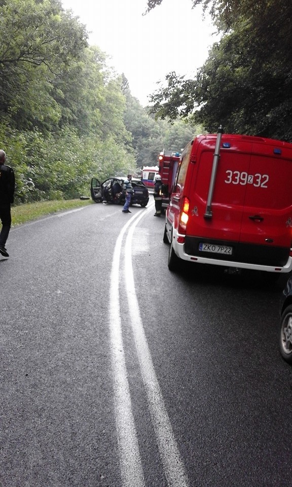 Wydarzył się w okolicach skrzyżowania z drogą prowadzącą do...