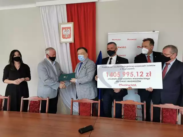 Gmina Magnuszew dostała prawie półtora miliona złotych na bardzo ważną inwestycję - modernizację i rozbudowę miejscowej oczyszczalni ścieków.